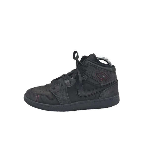 Jordan Air Jordan 1 Mid Shoes Youth‎ Size 6Y Black Suede Basketball FQ7742-001