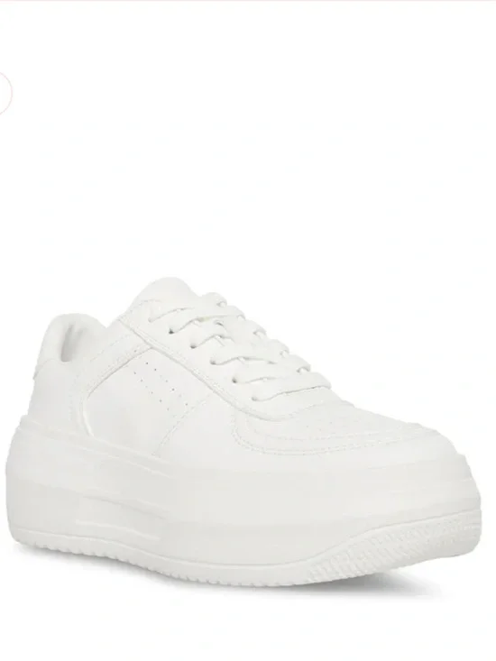 Steve Madden Perrin White Sneakers a