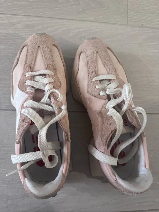 New Balance Pink and White Women's Sneakers