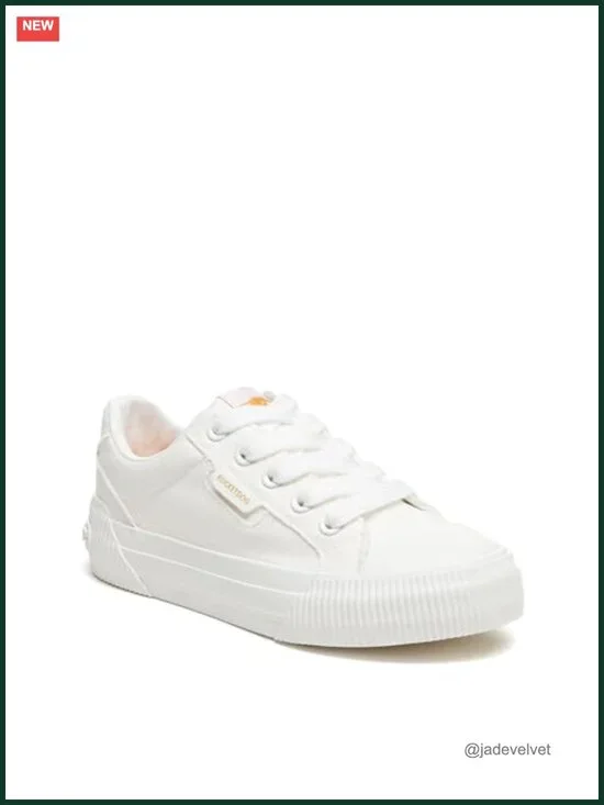 Girls Plush Foam Sneaker - Cushioned Comfort Lace-Up