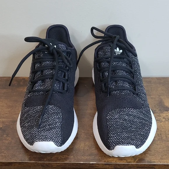 Adidas Black & White Sneakers size 6.5
