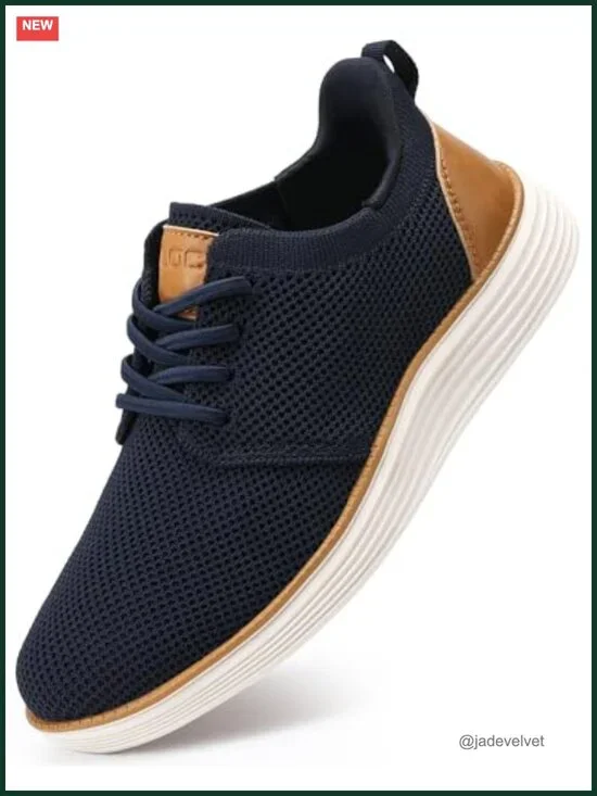 Slip on Casual Dress Sneakers Oxfords Mesh Tennis Breathable School Uniform