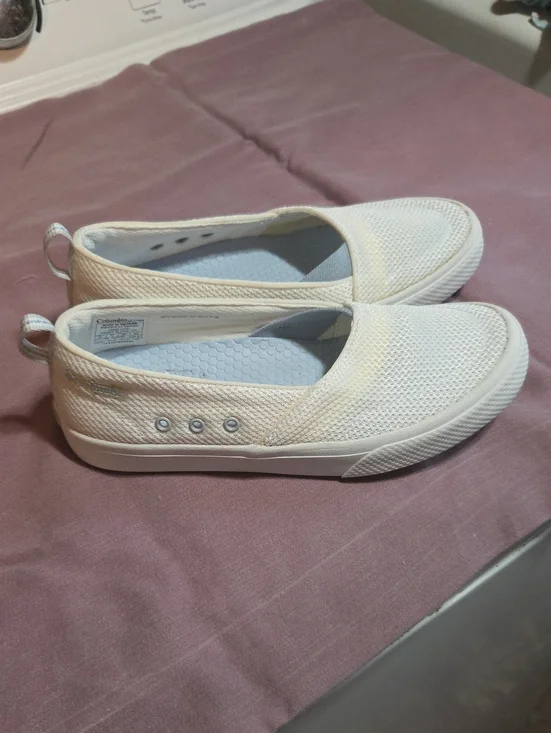 Columbia Women's Slip-On Sneakers in White