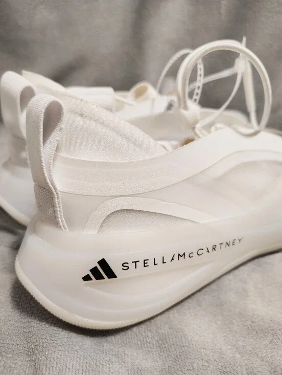NWT $250 Adidas by Stella McCartney Sportswear Low Ground White & Gray Women's 8