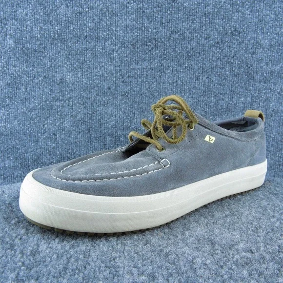 SPERRY Women Sneaker‎ Shoes Blue Leather Lace Up Size 11 Medium