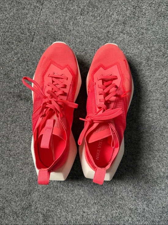 Nike Women's Bright Coral Red/Orange Lace-Up Vista Lite Running Sneakers