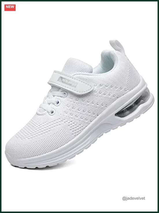 Toddler Sneakers for Boys Girls Lightweight Breathable Running Shoes Hook Loop