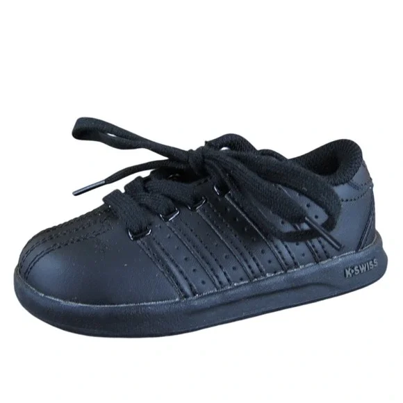K Swiss Boys‎ Sneaker  Sz T 7 Medium Black Synthetic Lace Up