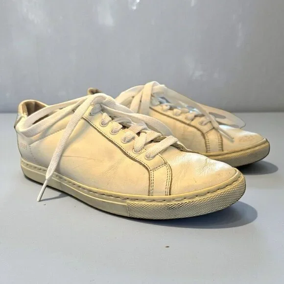 Common Projects Woman Achilles Low White Leather Sneakers Size 38