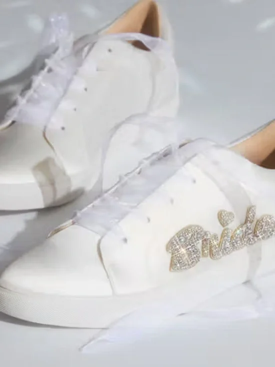 Betsey Johnson Jeweled Bride Blare Sneakers