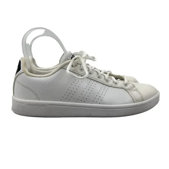 Adidas Cloudfoam Advantage Sneakers Womens 9.5 White Casual Shoes Low Top AW4323