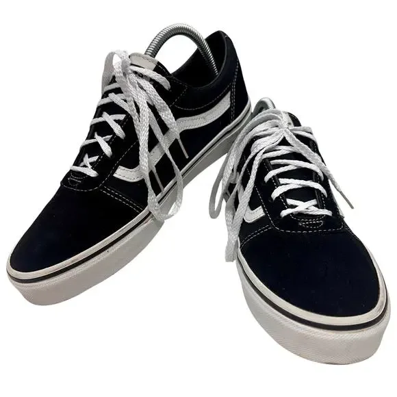 Vans Off The Wall Youth Size 7 Old‎ Skool Skateboarding Shoes Black 500714