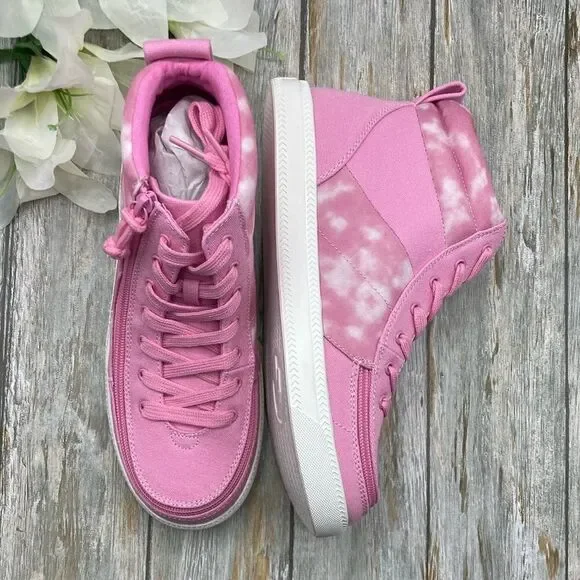 BILLY Footwear Street Girls' Tie Dye Hightop Shoes Sneakers Size 7