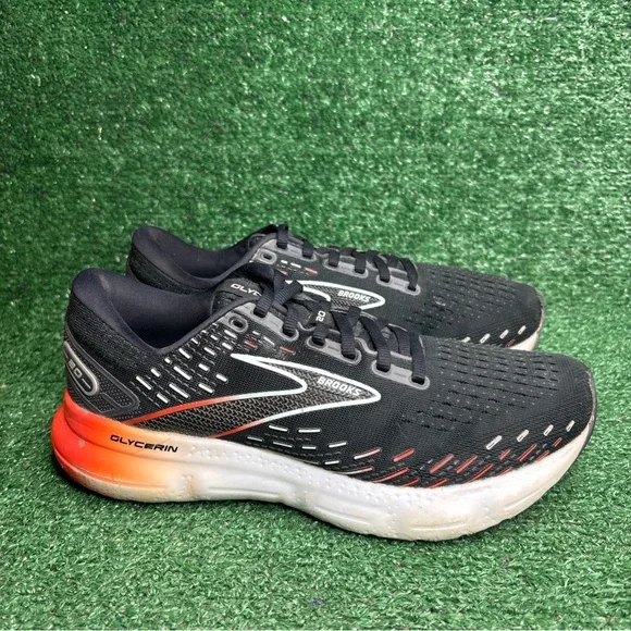 Brooks Womens Glycerin 20 Black Running Shoes Sneakers Size 9‎