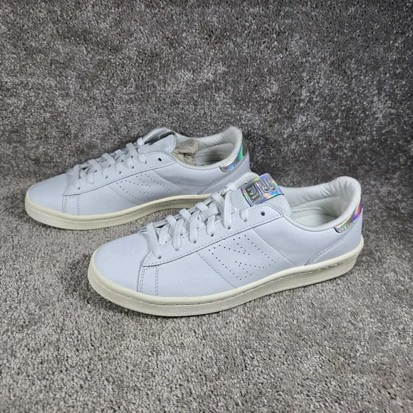 New Balance 791 J.Crew Sneakers White Iridescent Leather Womens 9
