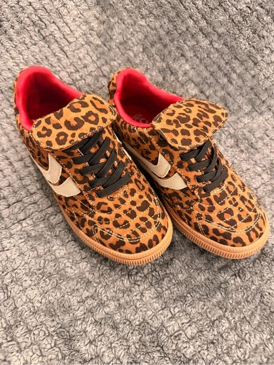NEW-Madden NYC Leopard Print Sneakers
