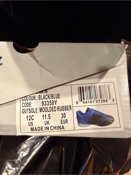 Kids Black/Blue Sneakers - Casual Athletic Shoes