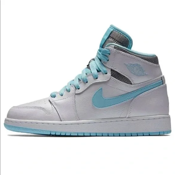 Rare!!2017 Air Jordan 1 Retro High GG 'White Still Blue'