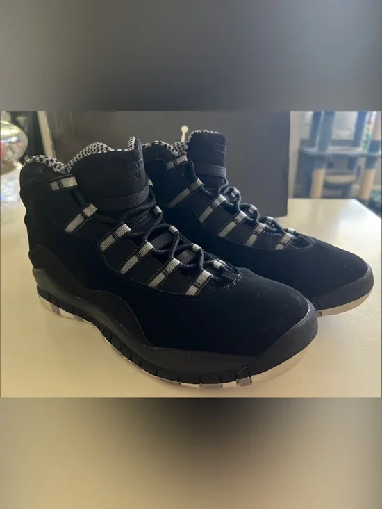 Jordan Air Jordan 10 Retro (GS) Black White Stealth Kids Sneakers