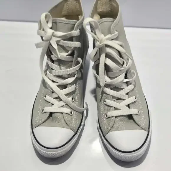Converse Chuck Taylor All Star Hidden Wedge High Top Sneakers in Grey
