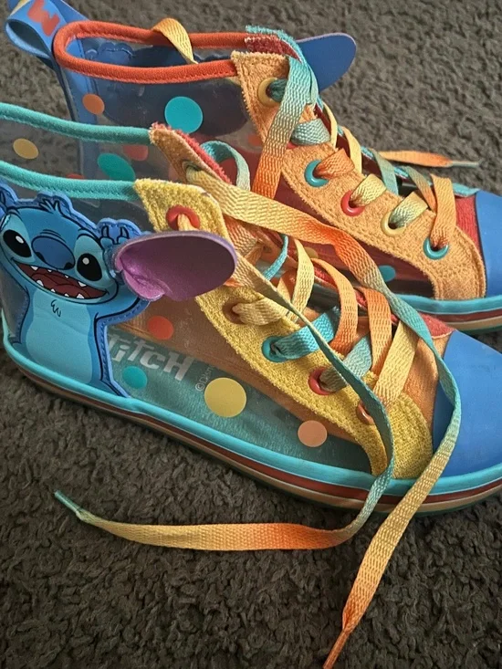 Stitch transparent children’s sneakers 3.5 Kids