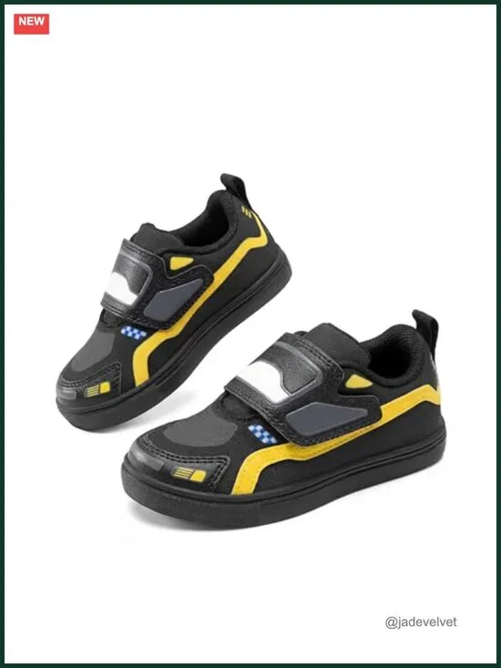 Toddler Boys Sneakers Race Car Hook Loop Lightweight Causal Walking