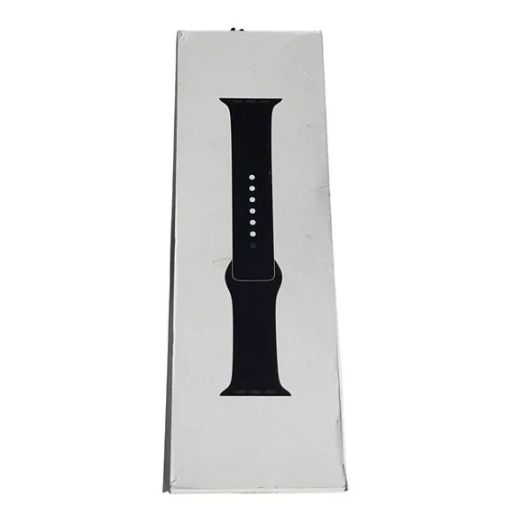 Apple Sport Band 46mm Watch Strap Mens‎ Size M/L Black Stainless Steel Pin Black
