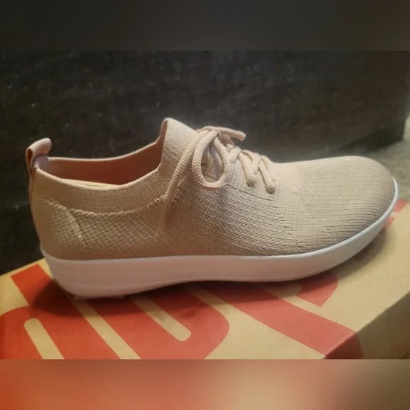 FitFlop F-Sporty Uberknit Dark Taupe Mix Women’s Sneakers 6‎