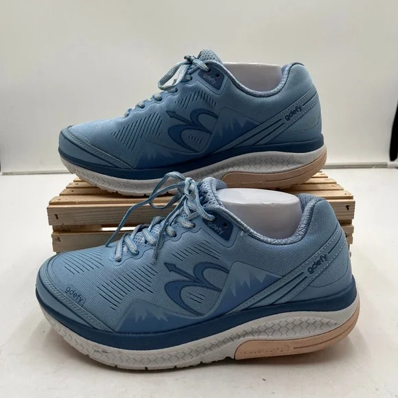 Gdefy Walking Shoes Ion VersoShock Orthotic Blue Womens 9