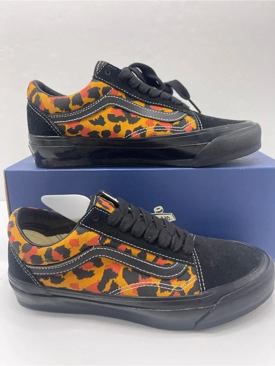 Vans WMNS Sz 8 Lx Old Skool Leopard Black/Black VN000D56BKA Sneakers