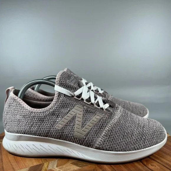 New Balance FuelCore Coast v4 Womens 10 Pink Grey Running Shoes WCSTLRH4