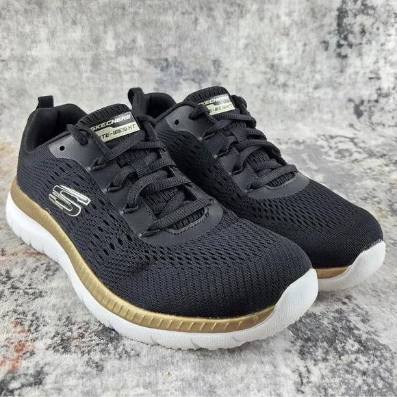 Skechers Slip ins Summits Shoes Womens 7 Black Night Chic Casula Comfort Walking