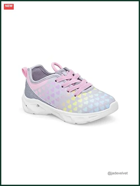 Light-Up Slip-On Sneakers with Dragon Design - Mesh Athletic Shoes