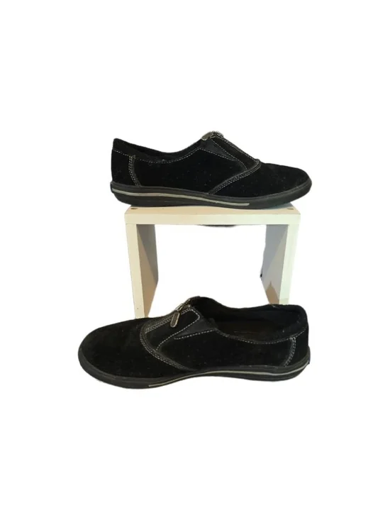 Keds Women's‎ Black Suede Slip-On Loafers Size 6