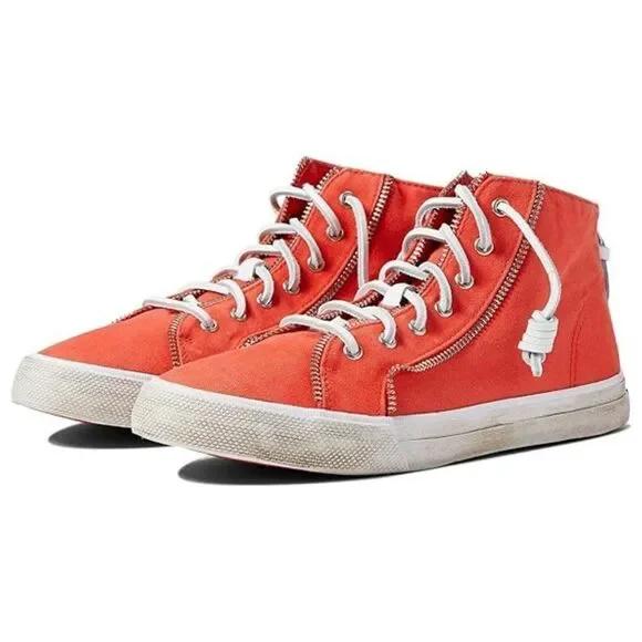 Sperry X Rebecca Minkoff Women High-Top Limited Edition Lace-Up Sneaker Size 5.5