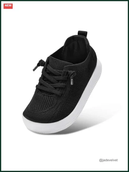 Toddler Barefoot Walking Sneakers Breathable Slip On Shoes