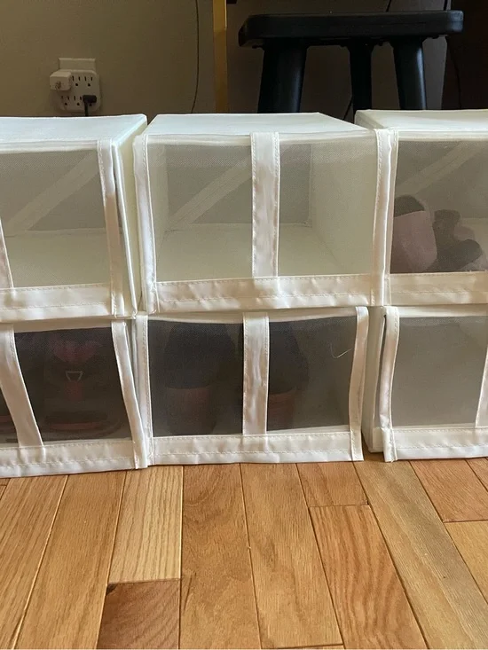 Set of 8 White Storage Cubes - IKEA