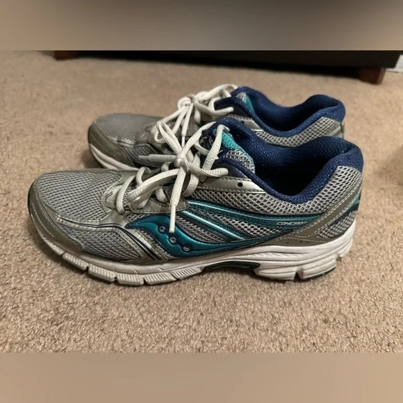 Saucony‎ Blue, grey and white sneakers size 9