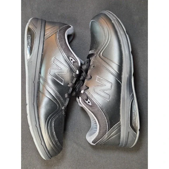 New Balance 813 Black Leather Walking Shoes Womens 10.5 2E‎ Wide WW813BK