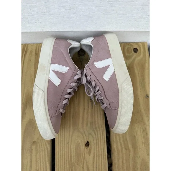 Veja Campo Nubuck Babe Pink Sneakers Trainers Size US 7 EU 38‎ Lace Up