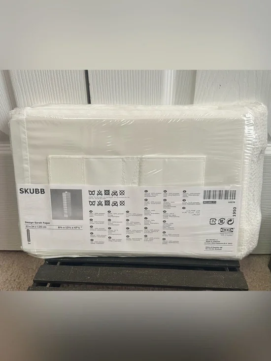 IKEA SKUBB White Closet Organizer Set
