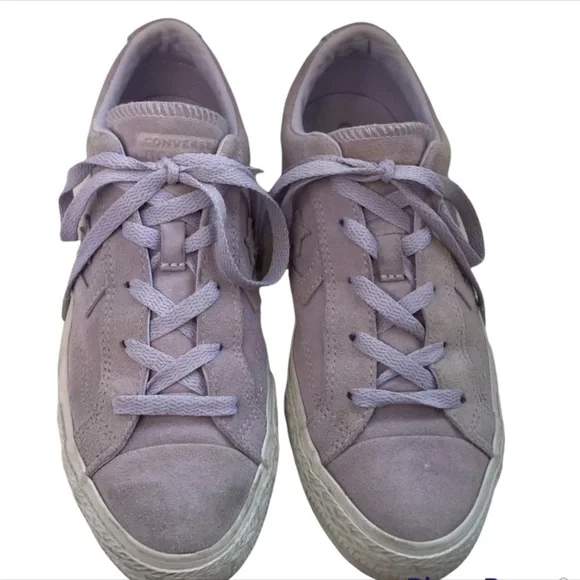 Converse Star Lavender Suede Sneakers