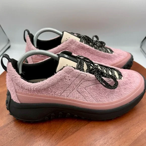 Keen KS Mino Suede Hiking Sneaker Lilas Birch Shaggy 1031262 Women 10.5 Gorpcore