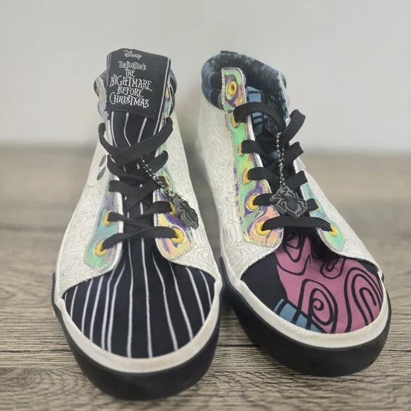 Disney The Nightmare Before Christmas Women's Sneakers Mid Top Shoes Size 11‎ US
