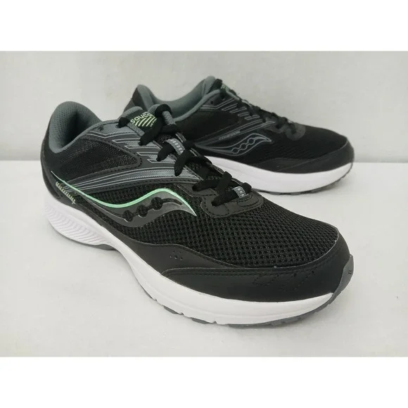 Saucony Women's Cohesion 15 Running Shoes S10702-05 Black Meadow‎ Sz 9.5 Wide