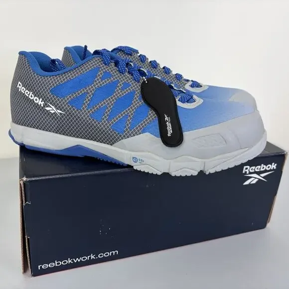 Reebok Women's Speed TR Work - RB452 Athletic Shoe Blue‎ Grey Sz 11M Metal Free