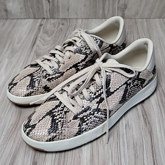 Cole Haan GrandPro Snake Embossed Tennis Shoes