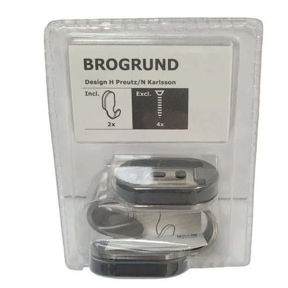 New IKEA BROGRUND Hooks 2 Design H‎ Preutz N Karlsson