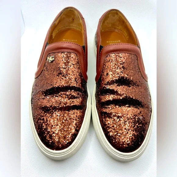 Super cute Shiny Glitter Slip On Givenchy‎ Summer Sneakers Designer Footw…