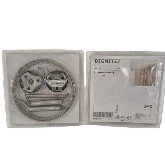 IKEA Dignitet Curtain Wire Stainless Steel 5m/197
